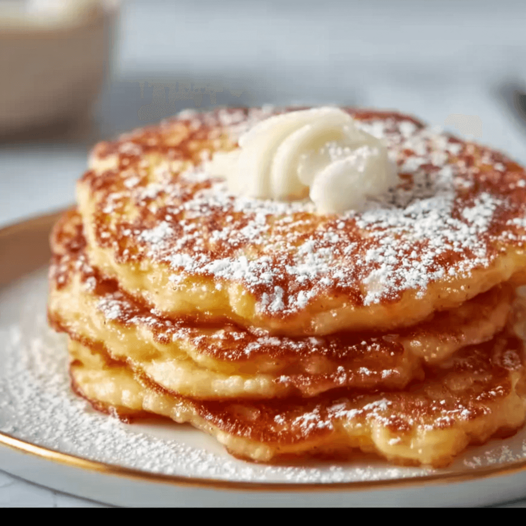 Fluffy Apple Yogurt Pancakes