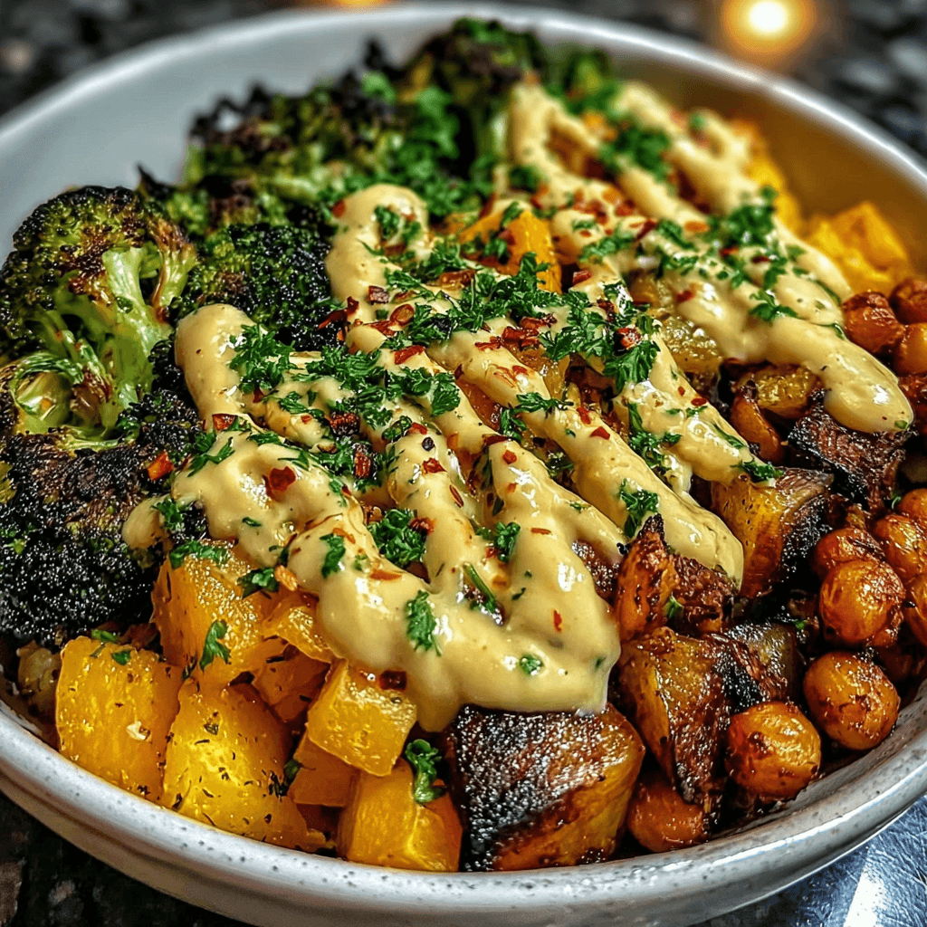 Roasted Vegetable Bowls Healthy