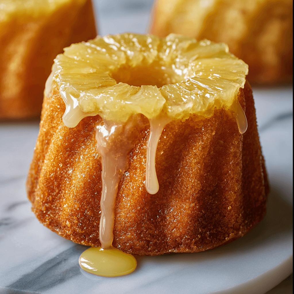 4-Step Easy Pineapple Cakes: The Tropical Bundt!