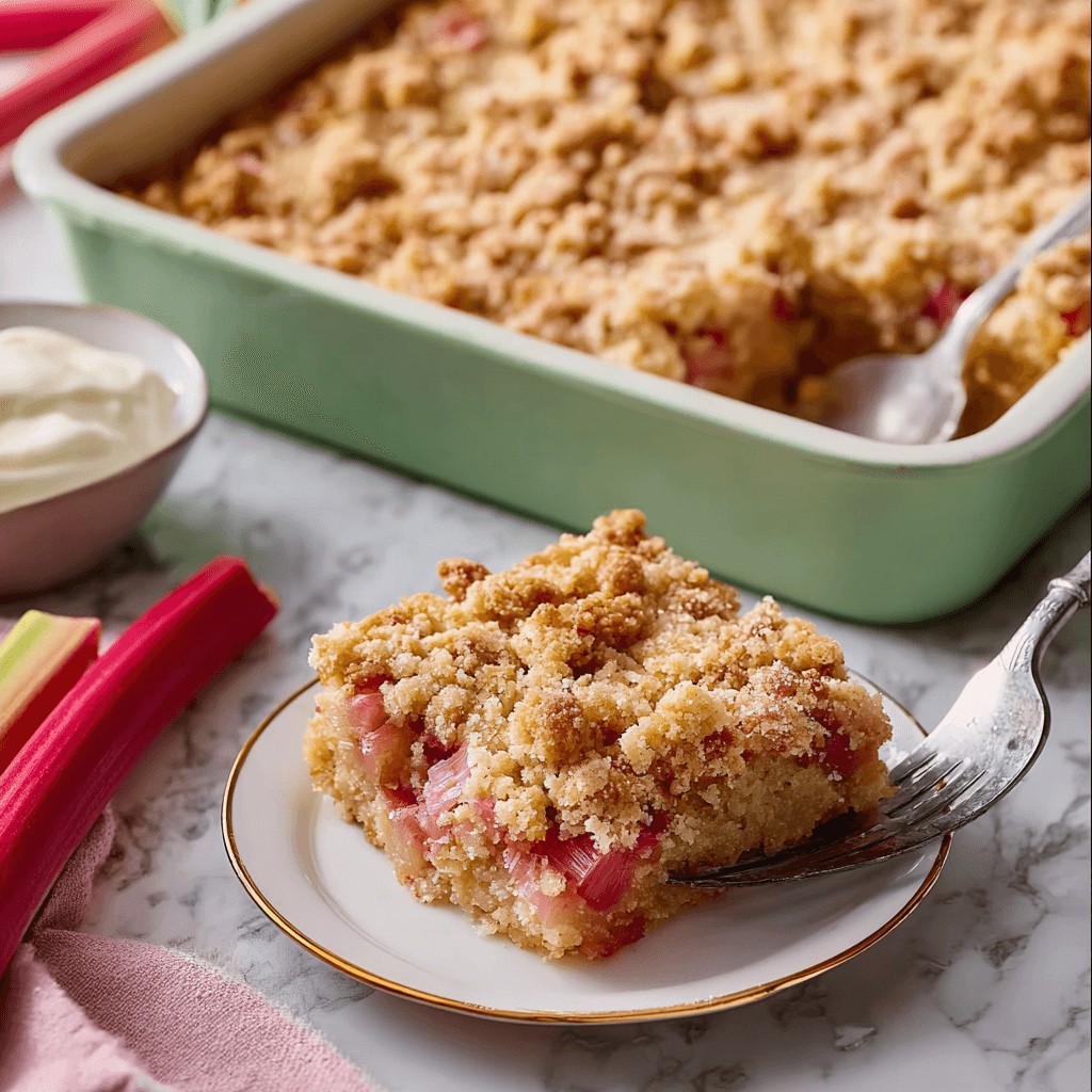 5 Secrets to the Best Rhubarb Cake Recipe You Will Bake All Time