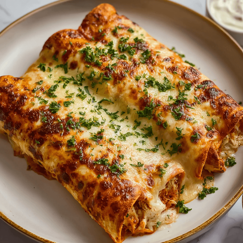 Perfect Healthy Chicken Enchiladas That Stay Together